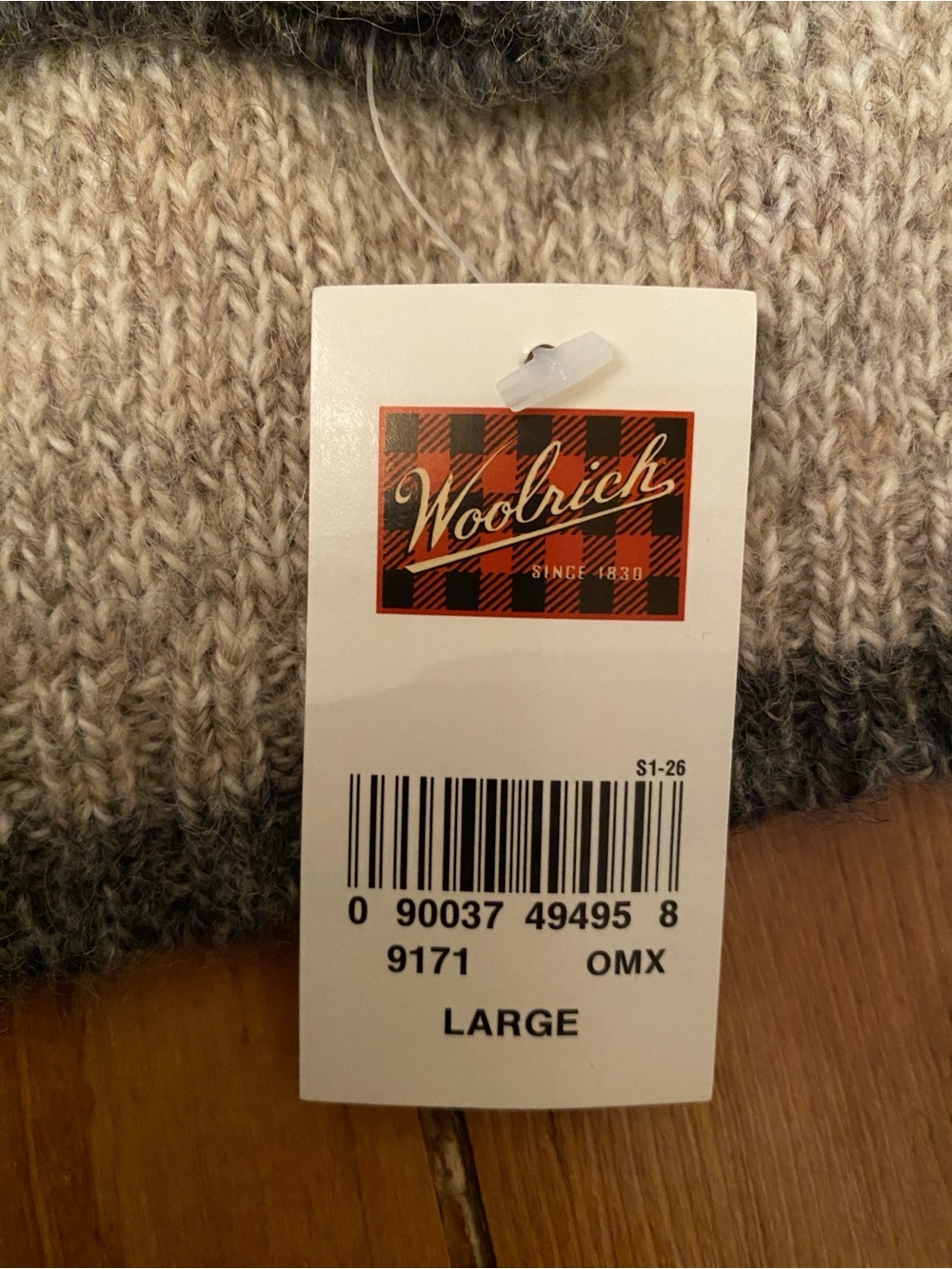 Vintage 90s dead stock New with tags Woolrich sweater size large - Picture 4 of 9